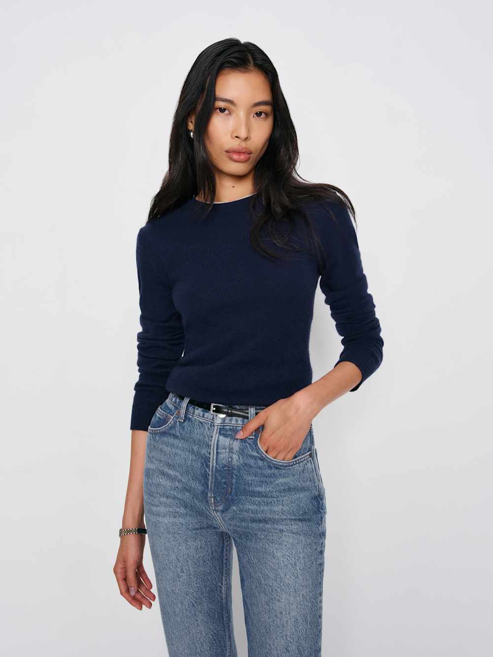 Cynthia High Rise Straight Cropped Jeans - Colorado
