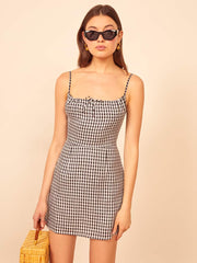 Violaine Linen Dress - April Check