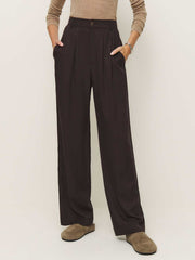 Petites Mason Pant - Black Currant
