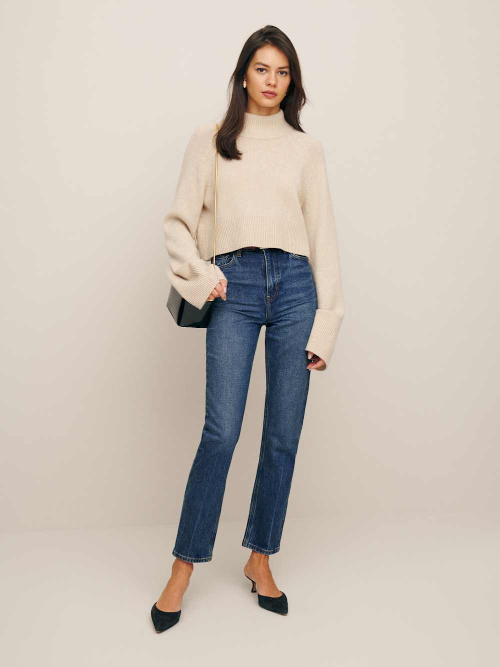 Liza Ultra High Rise Straight Jeans - Icarian