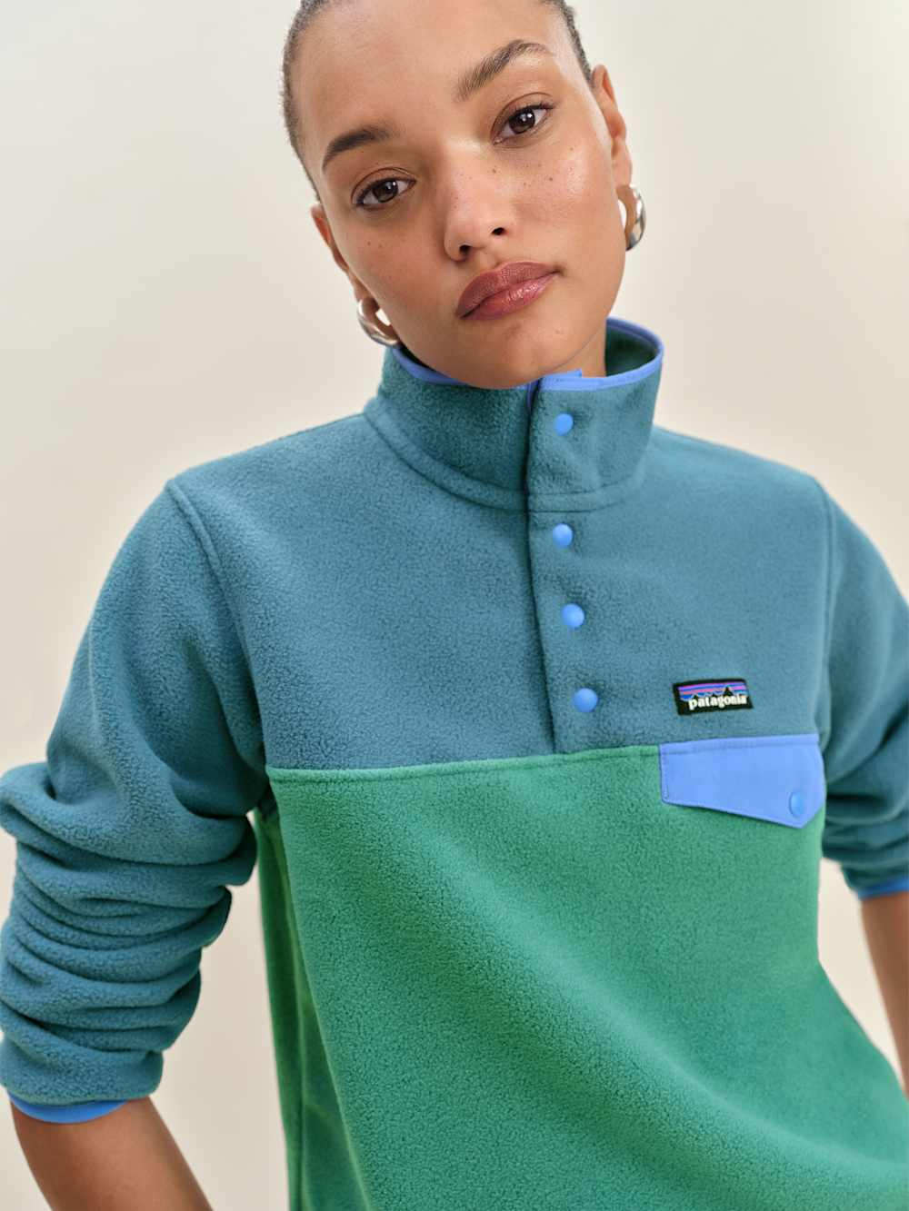Patagonia W's Lightweight Synchilla Snap-t Pullover - Heartleaf Green
