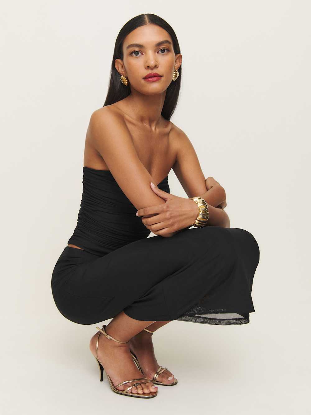 Iris Knit Skirt - Black