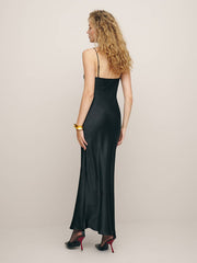 Parma Silk Dress - Black