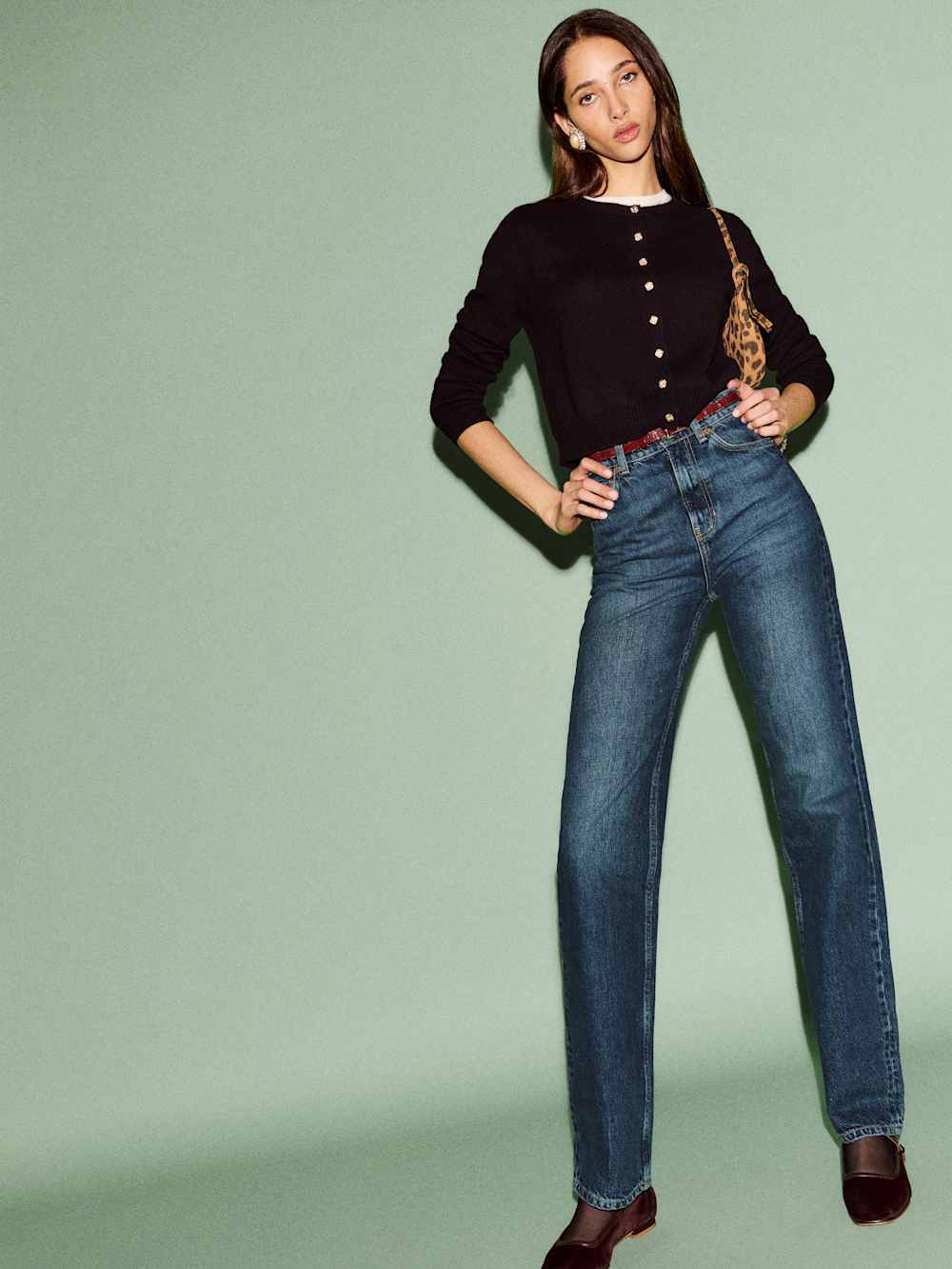 Wilder High Rise Wide Leg Jeans - Donner