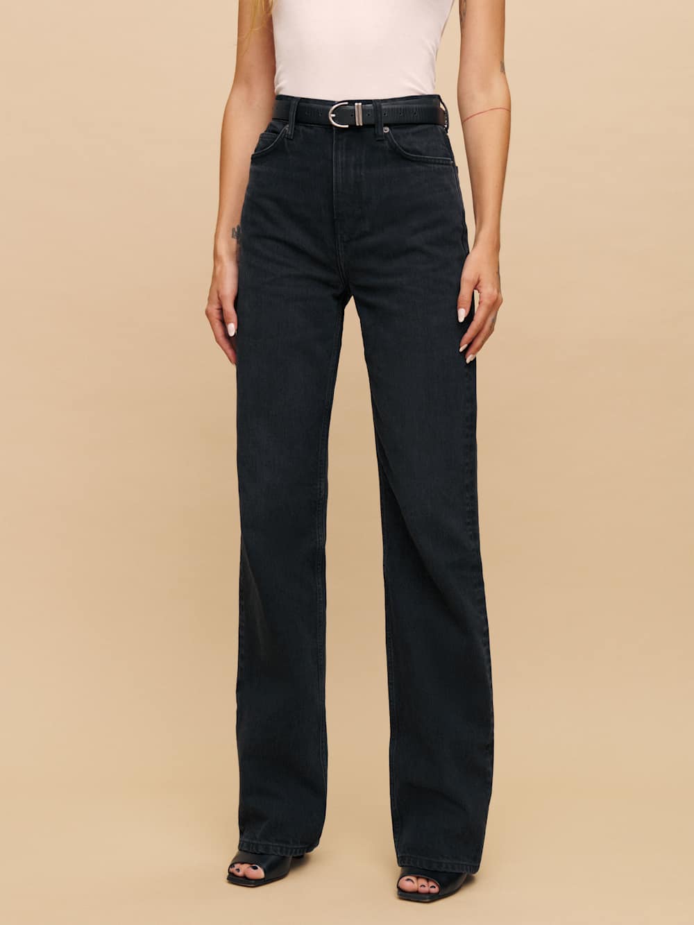 Wilder High Rise Wide Leg Jeans - Vana