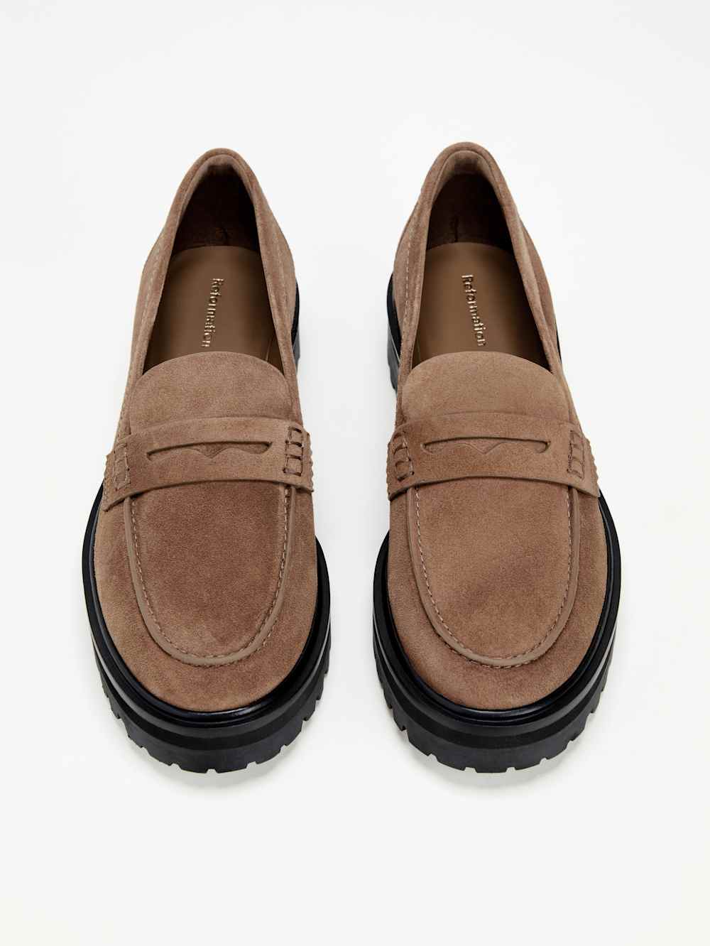 Agathea Chunky Loafer - Farro Suede