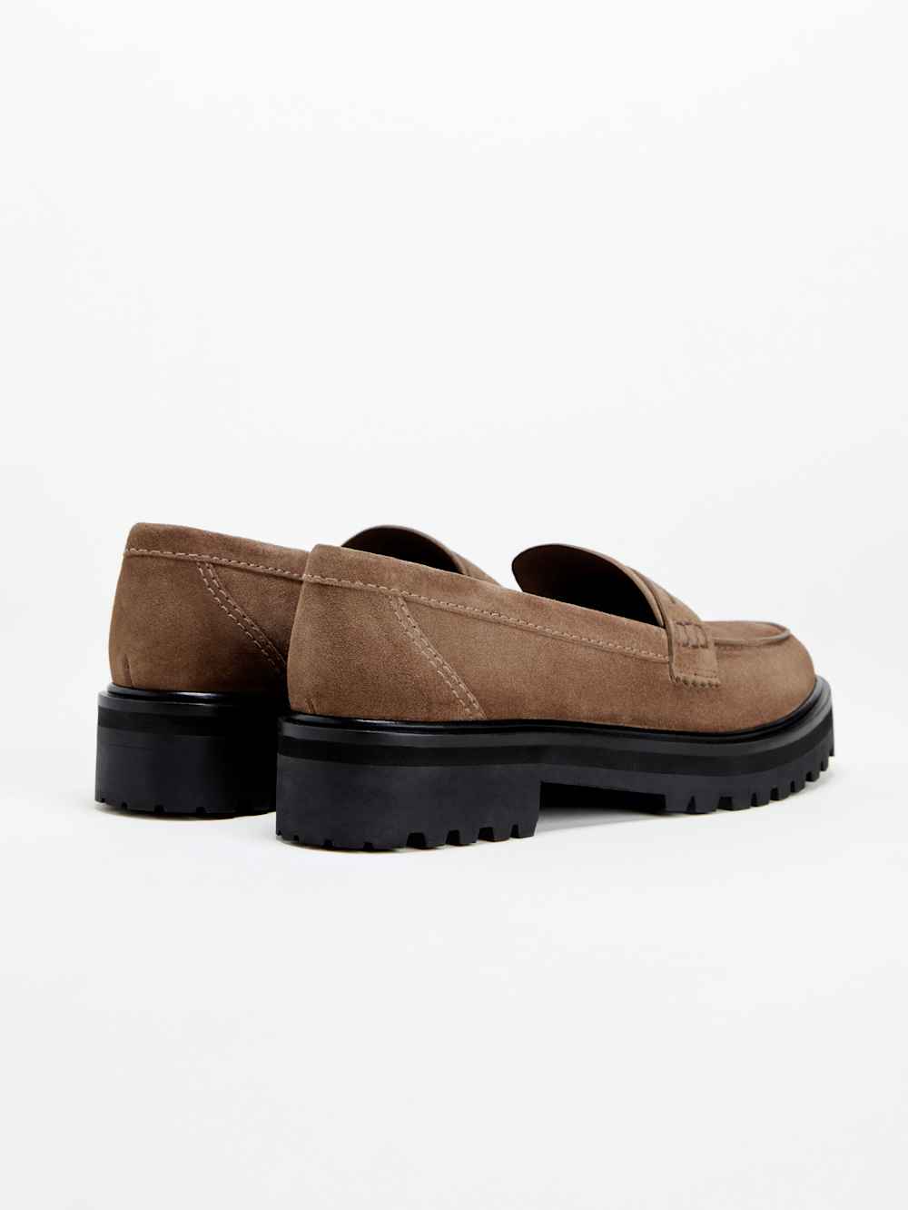 Agathea Chunky Loafer - Farro Suede