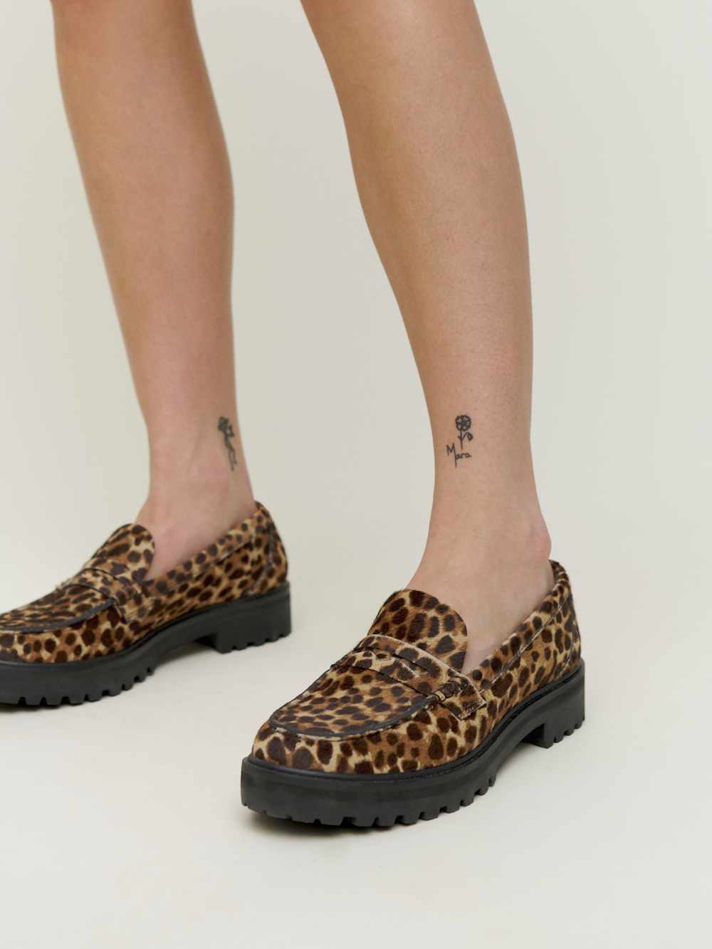 Agathea Chunky Loafer - Leopard