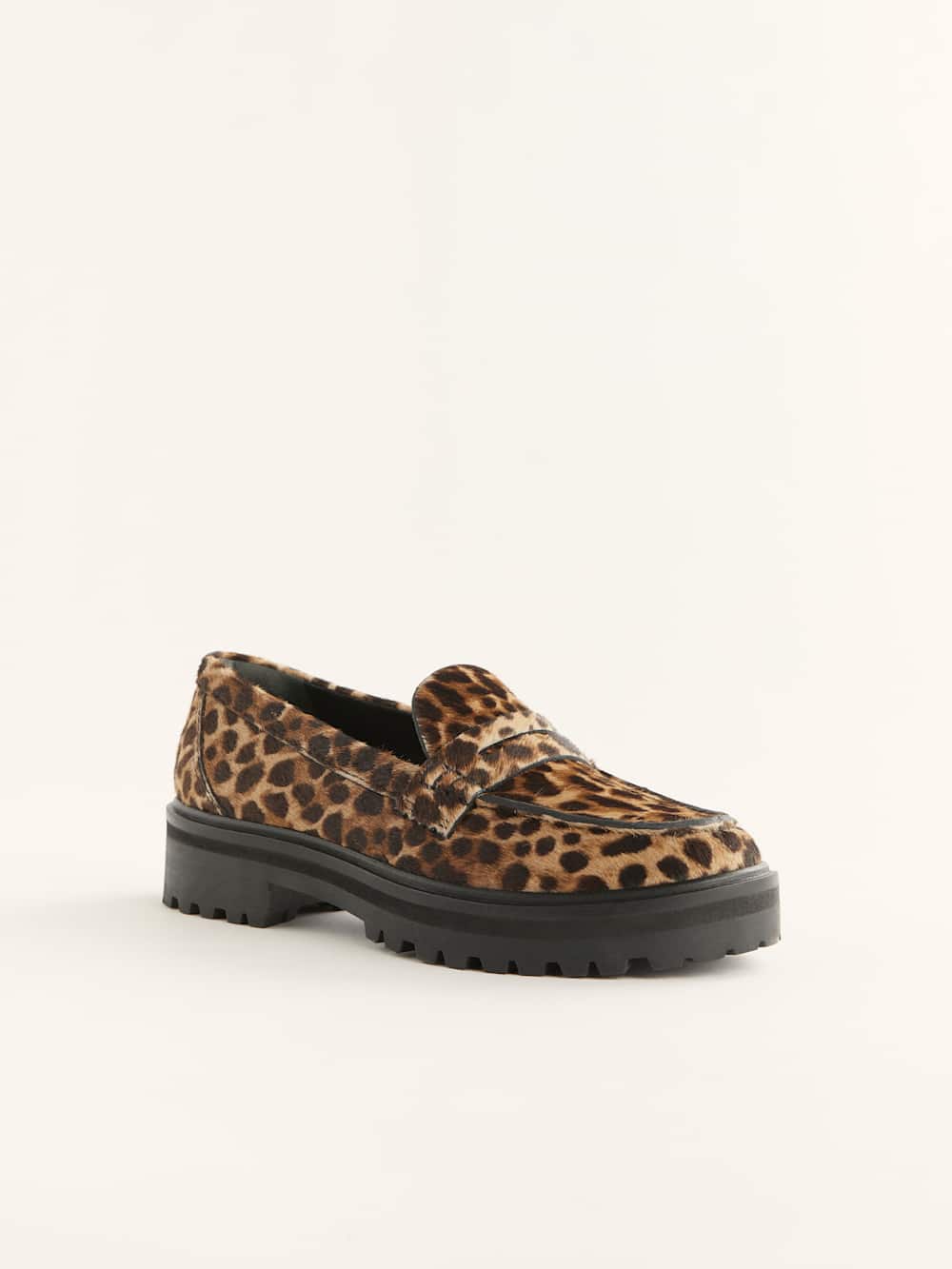 Agathea Chunky Loafer - Leopard