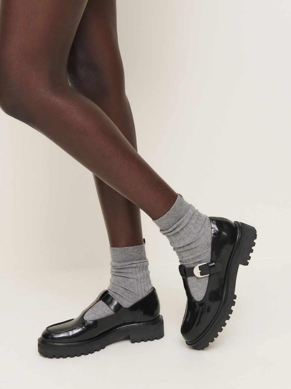 Abalonia Chunky Maryjane - Black