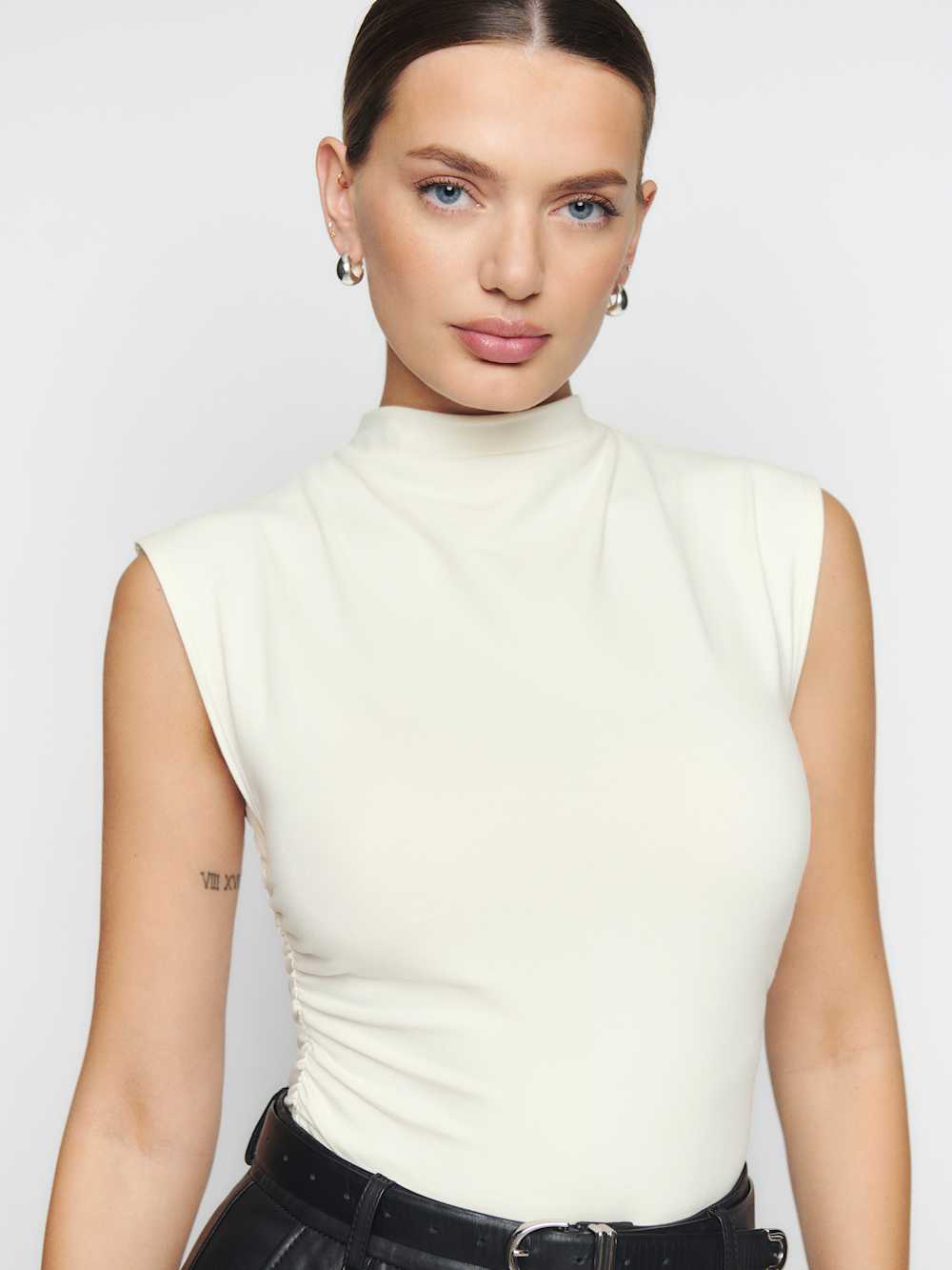 Lindy Knit Top - Ivory