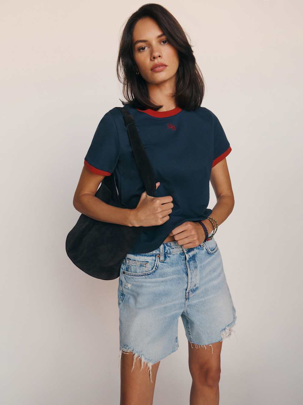 Classic Crew Tee - Midnight Logo