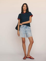 Classic Crew Tee - Midnight Logo