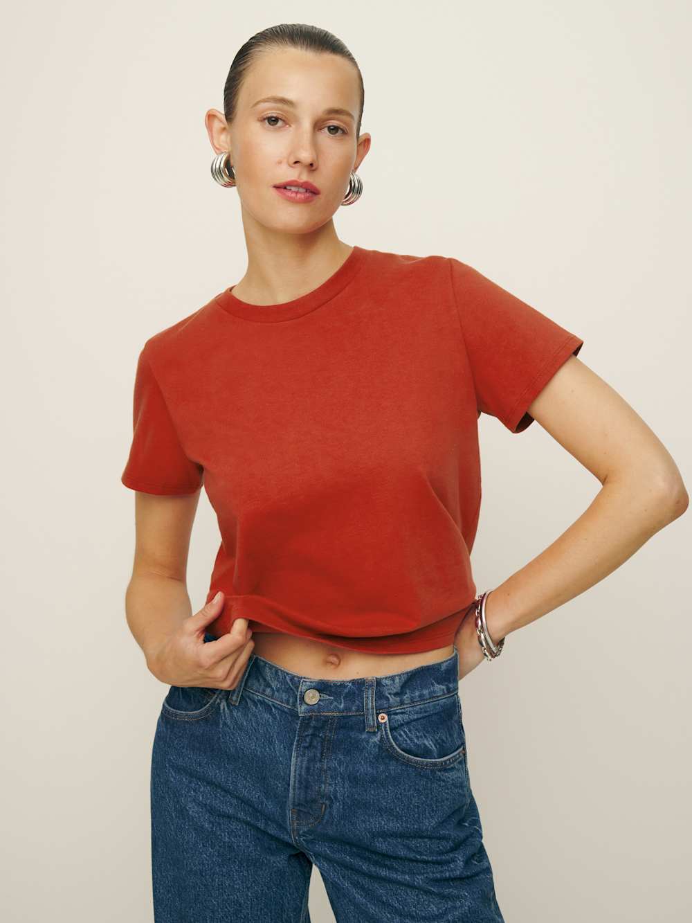 Classic Crew Tee - Sundried Tomato