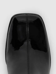 Nylah Knee Boot - Black Patent