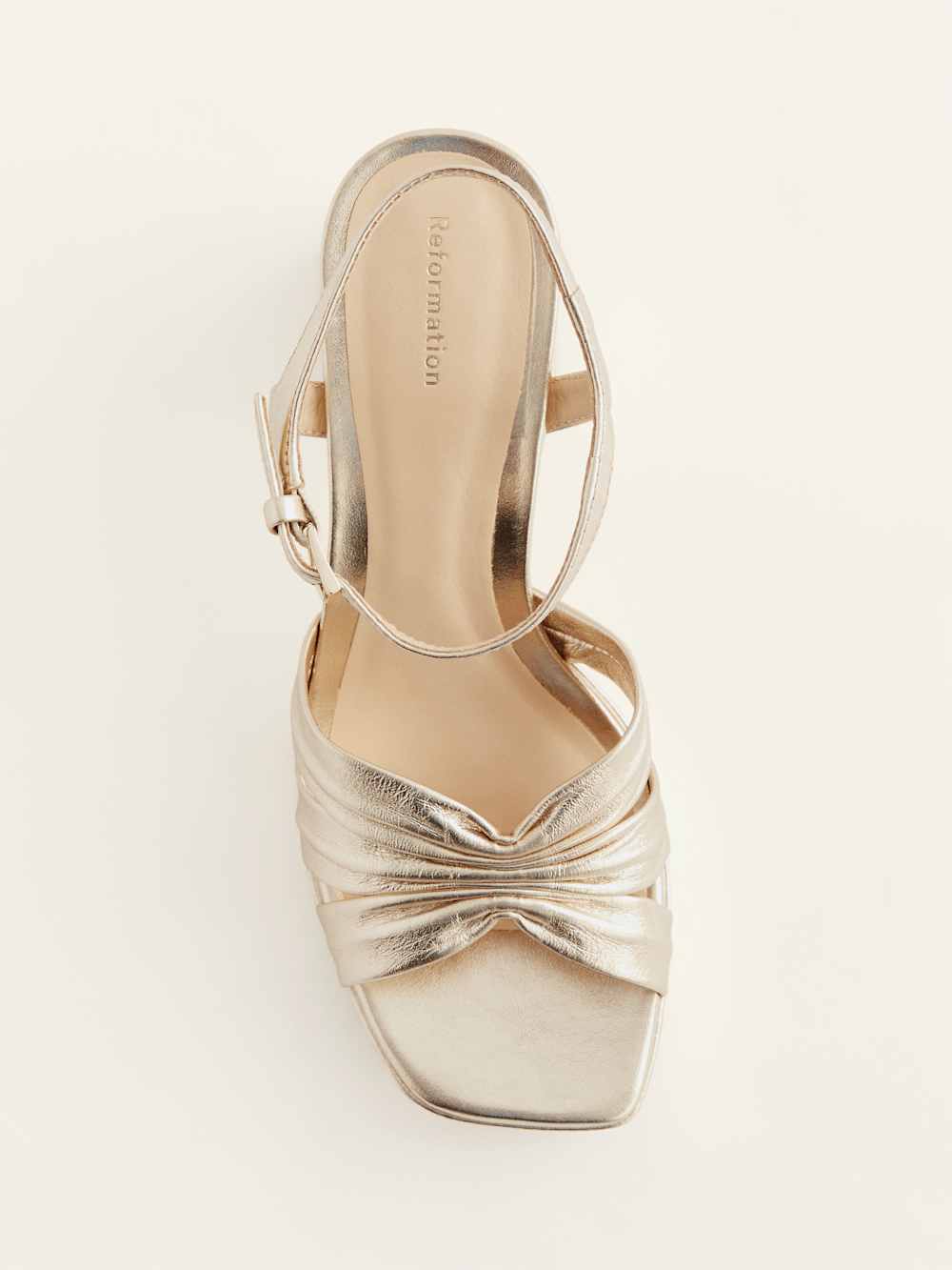 Maize Platform Sandal - Gold