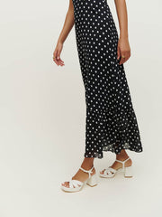 Maize Platform Sandal - White