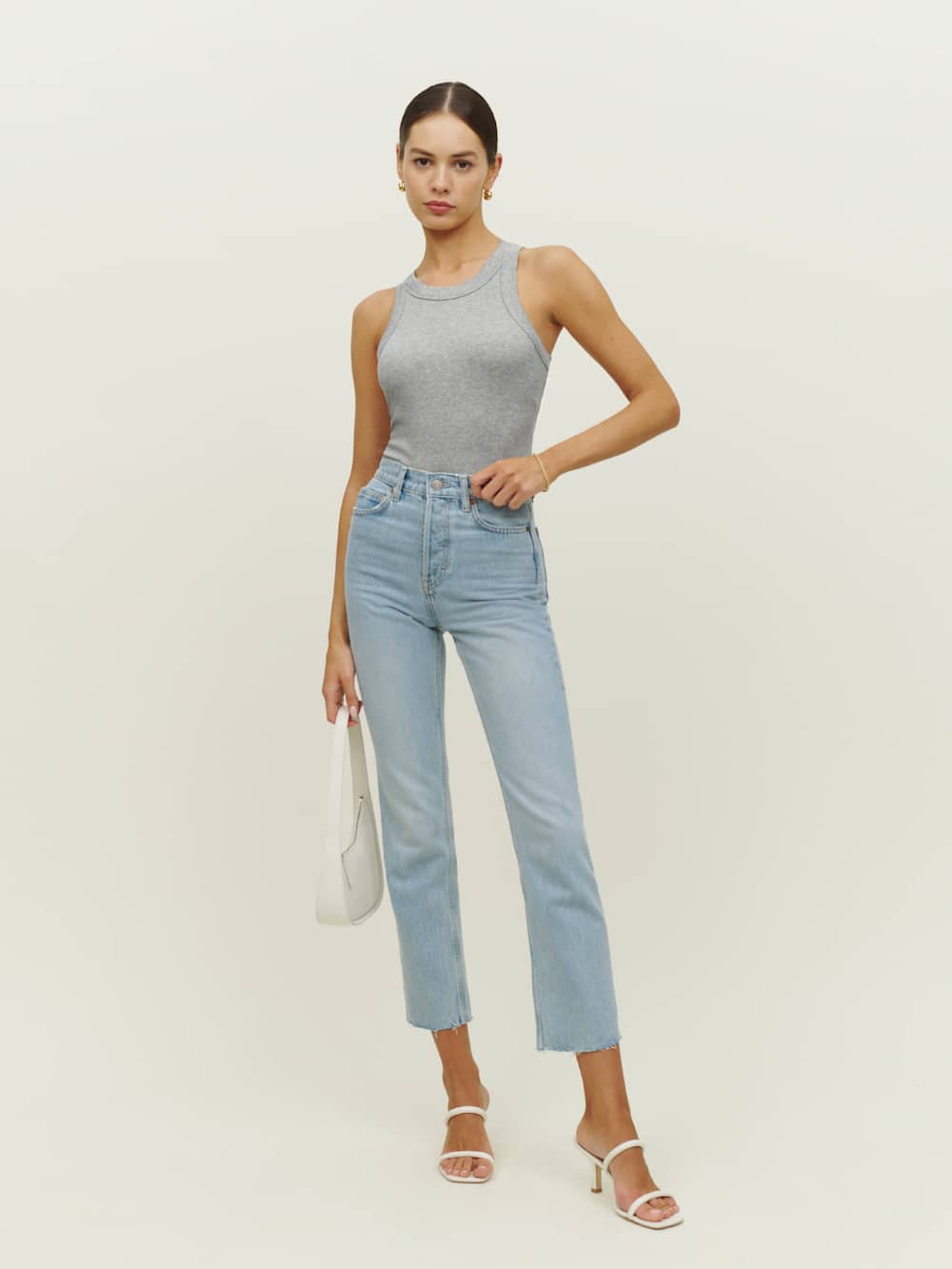 Tasha Tank - Heather Grey