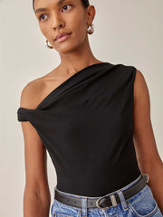 Cello Knit Top - Black