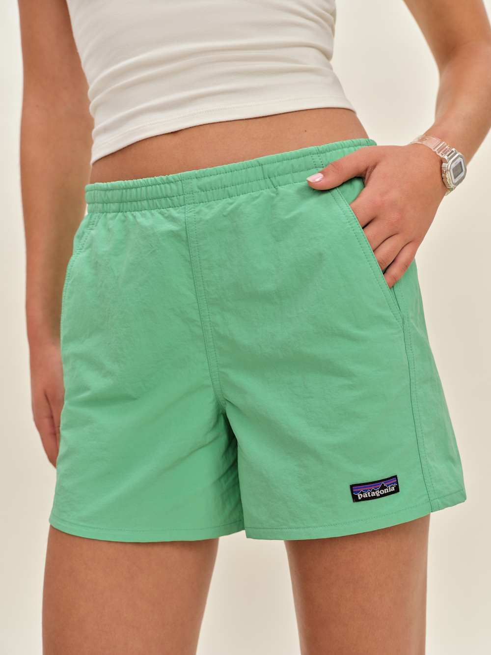 Patagonia W's Baggies Shorts - Aloe Green