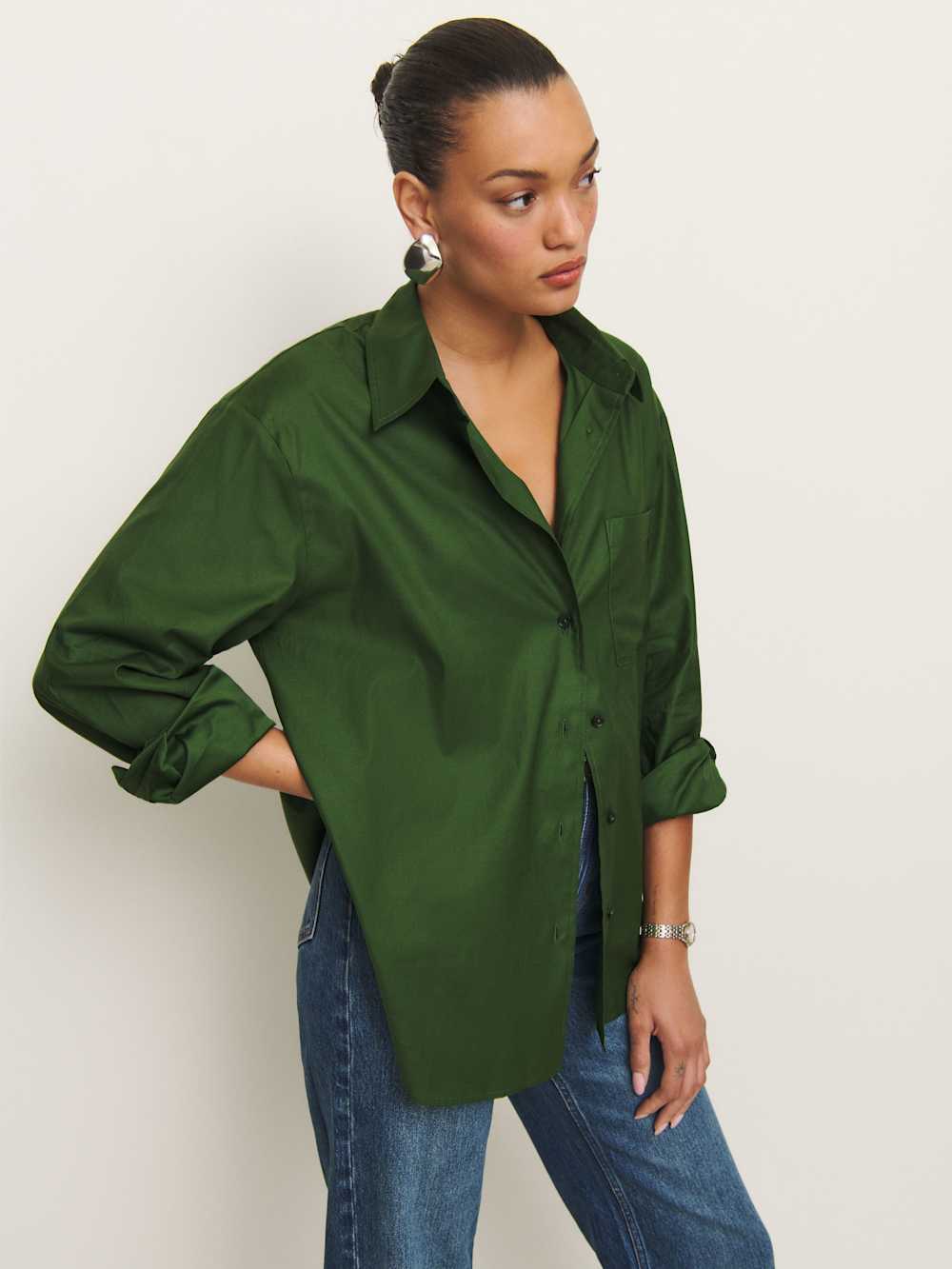Will Oversized Shirt - Grass