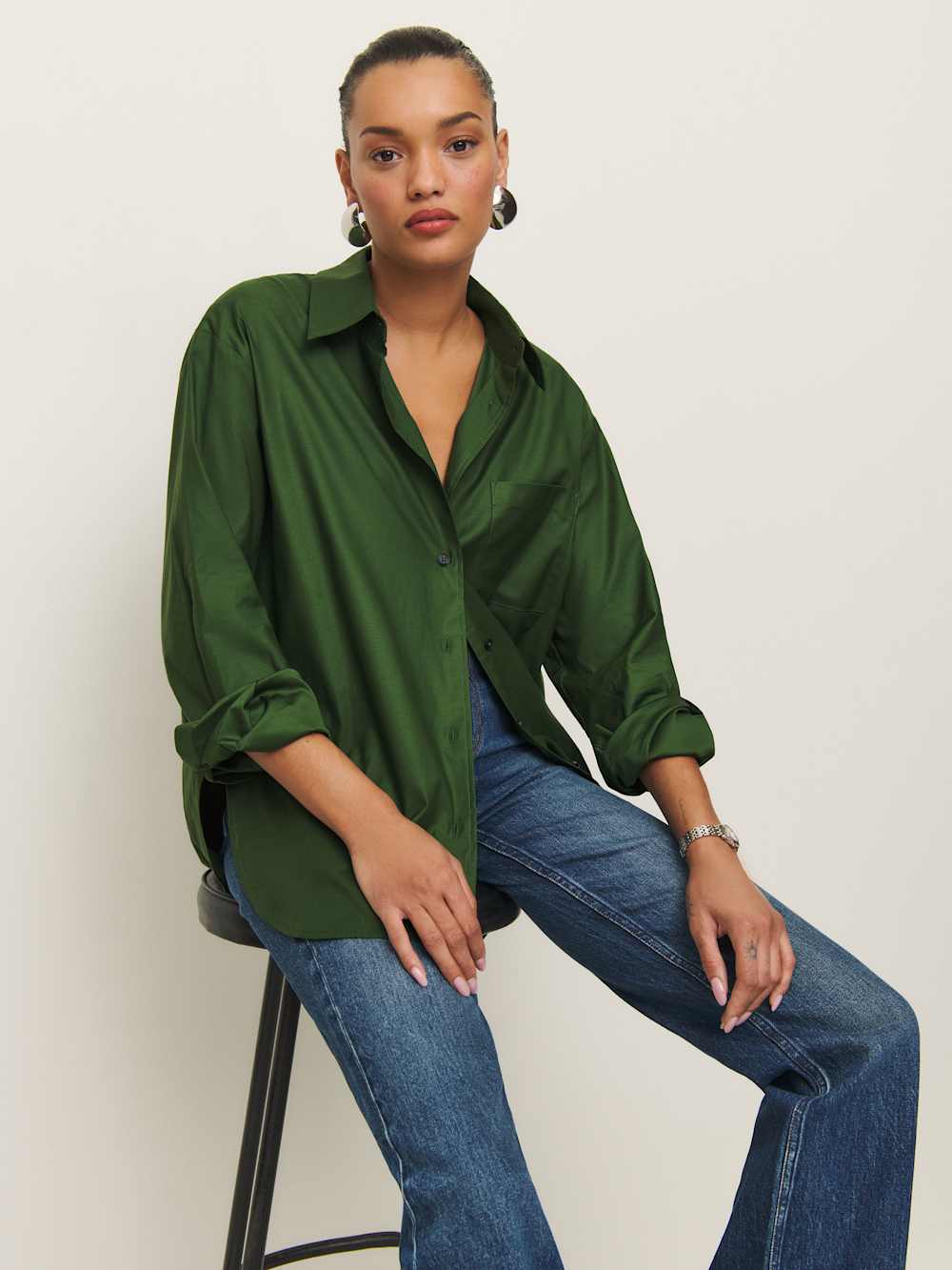 Will Oversized Shirt - Grass
