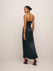 Barrow Silk Dress - Black