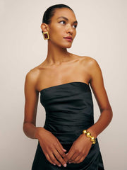 Barrow Silk Dress - Black