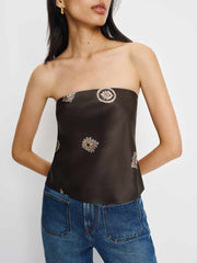 Spritz Silk Top - Palace