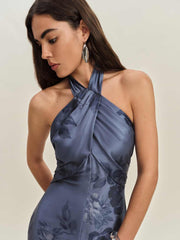 Veria Silk Dress - Trieste Border