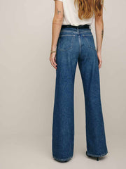 Cary High Rise Slouchy Wide Leg Jeans - Lanier
