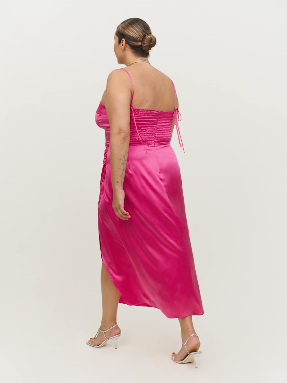 Marguerite Silk Dress Es - Flambe