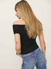Ezlynn Knit Top - Black