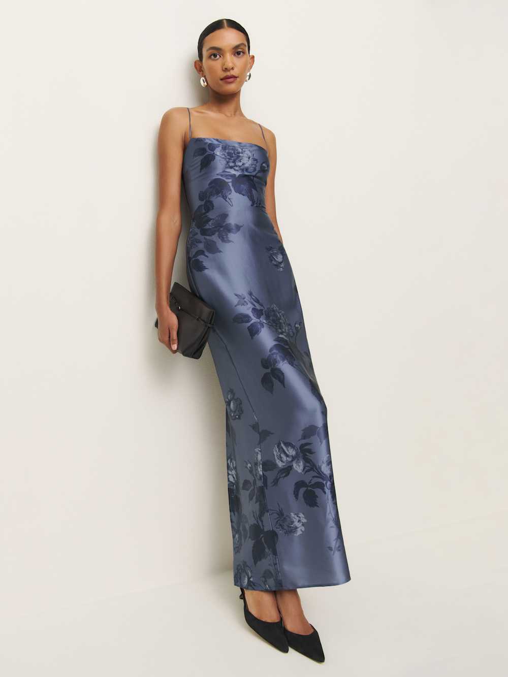 Petites Frankie Silk Dress - Trieste Border