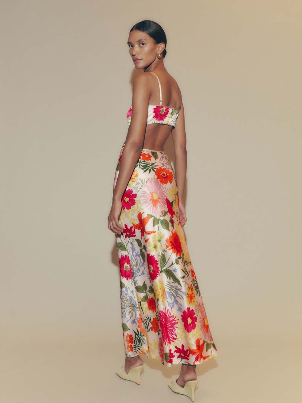 Poppies Silk Dress - Fabrizia