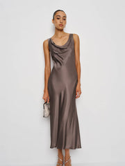 Bryn Silk Dress - Magnetic