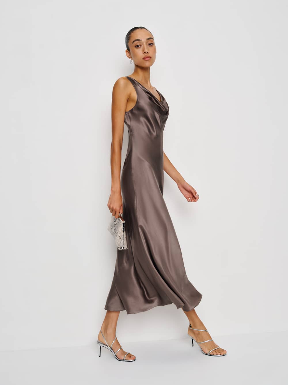 Bryn Silk Dress - Magnetic