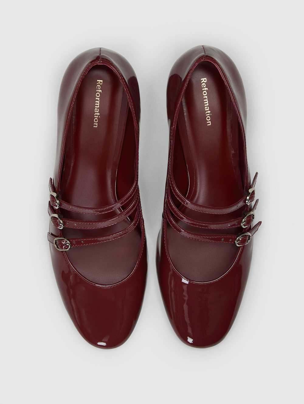 Mimi Buckle Pump - Berry Jam Patent