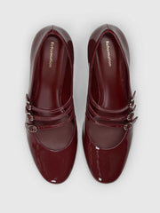 Mimi Buckle Pump - Berry Jam Patent