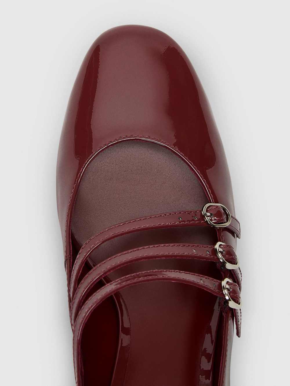 Mimi Buckle Pump - Berry Jam Patent