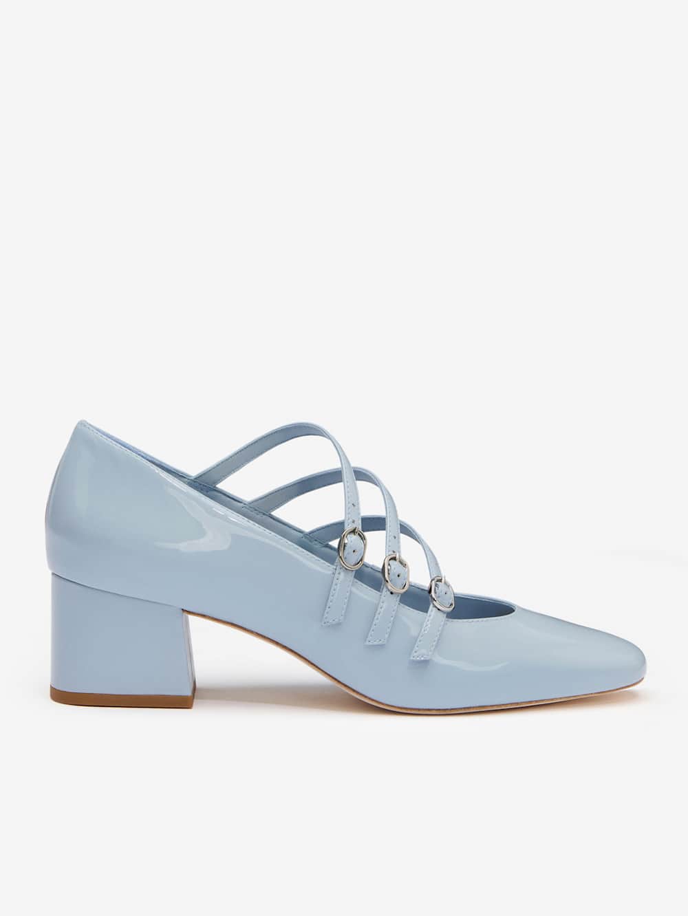 Mimi Buckle Pump - Mist Patent