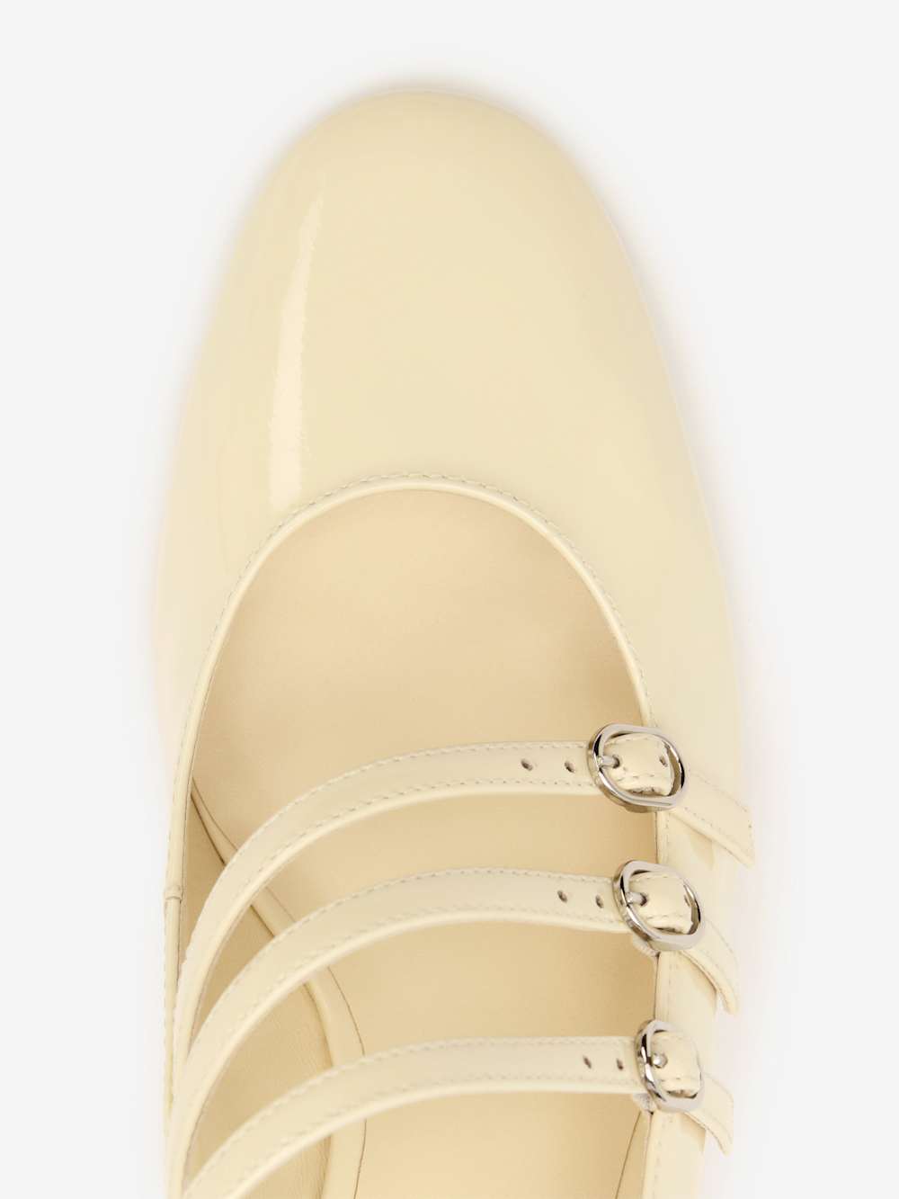 Mimi Buckle Pump - Cream Puff Patent