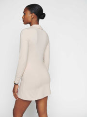 Desirae Ecostretch Dress - Almond