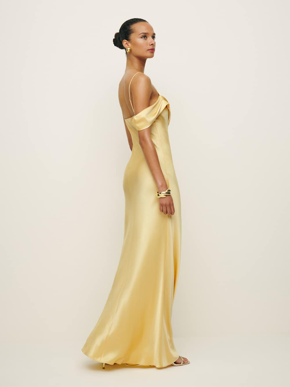 Ronda Silk Dress - Sunshine