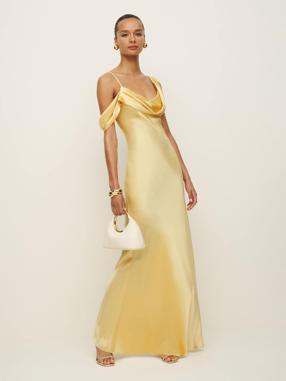 Ronda Silk Dress - Sunshine