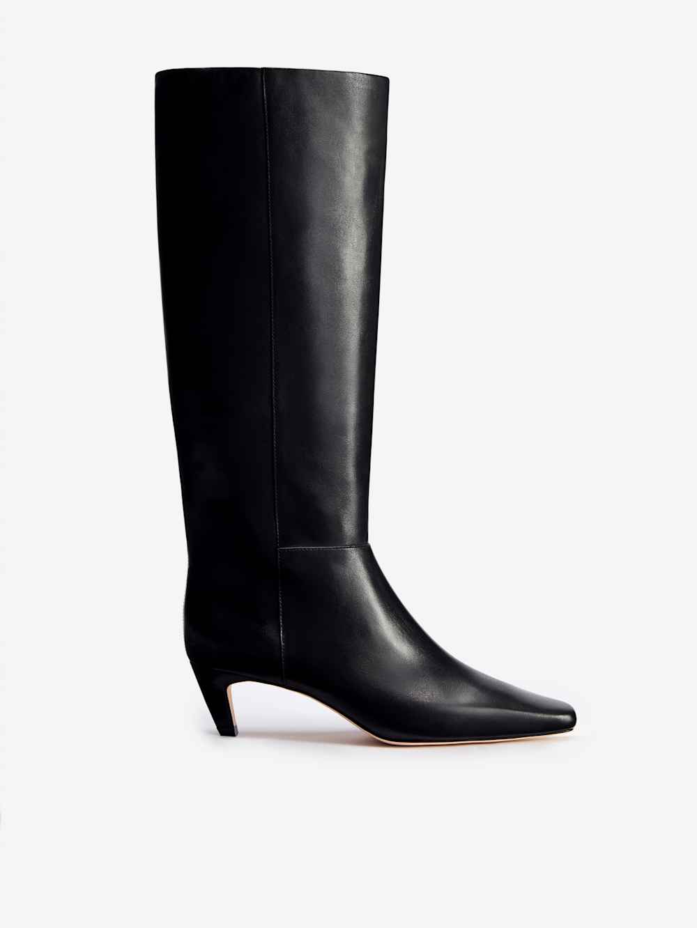 Remy Knee Boot - Black Leather