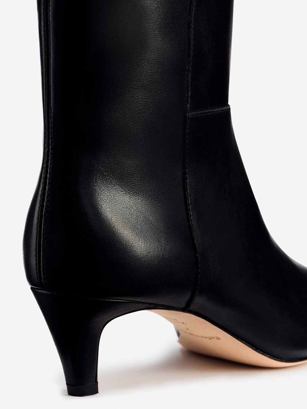 Remy Knee Boot - Black Leather