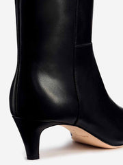 Remy Knee Boot - Black Leather