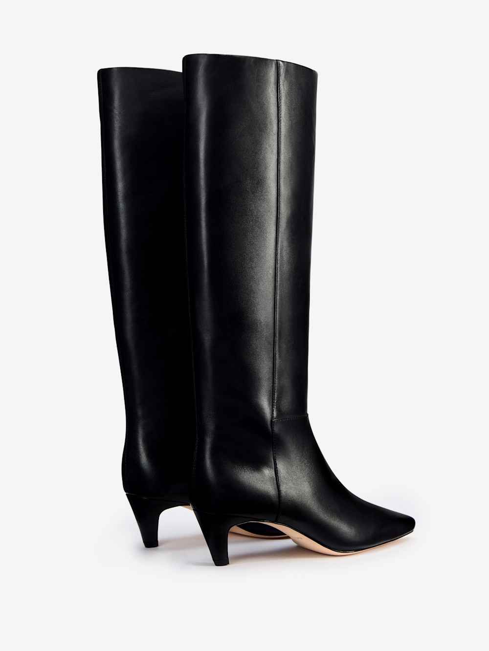 Remy Knee Boot - Black Leather