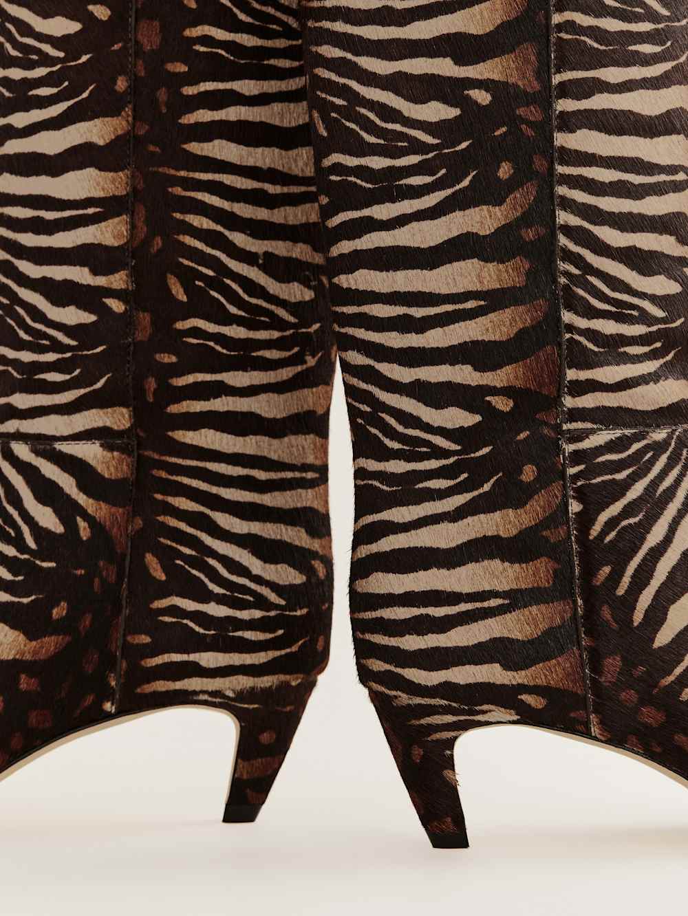 Remy Knee Boot - Hyena Haircalf